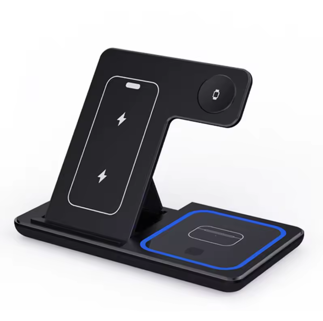 Chargeur sans fil 3-en-1 multifonction