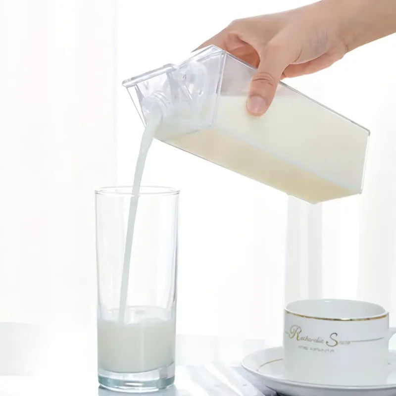 Brique de stockage lait végétal maison 1L Luxibre — fermeture hermétique sans BPA