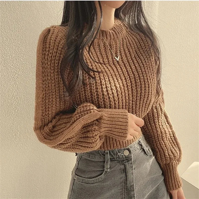 Women's Oversized Long Sleeve Sweater | Soft & Trendy Winter