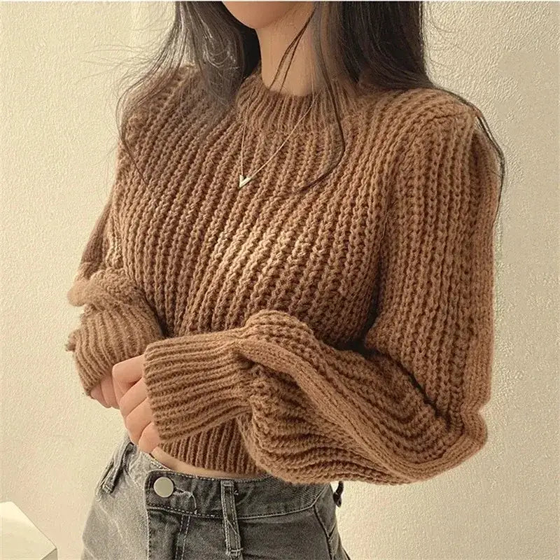 Women's Oversized Long Sleeve Sweater | Soft & Trendy Winter
