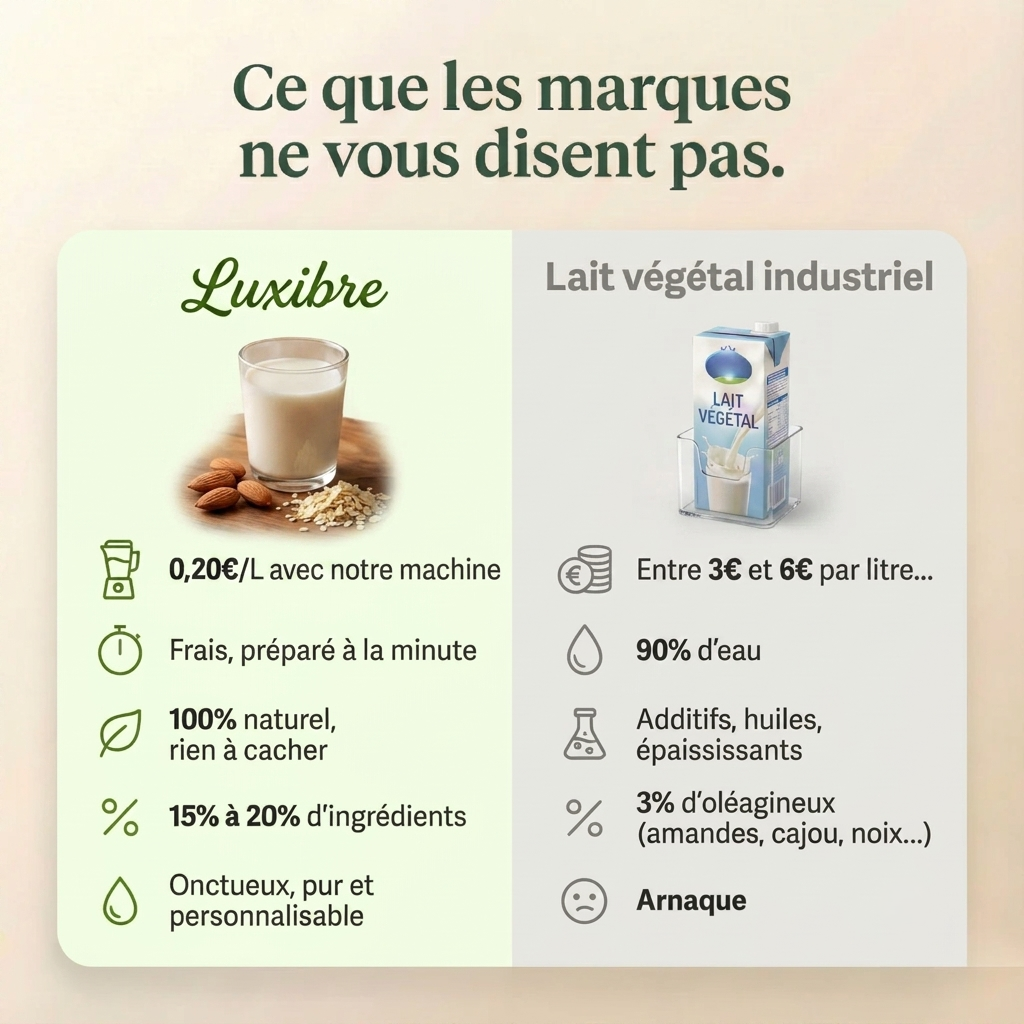 Ce que les marques de lait végétal ne disent pas — additifs et huile de tournesol cachés