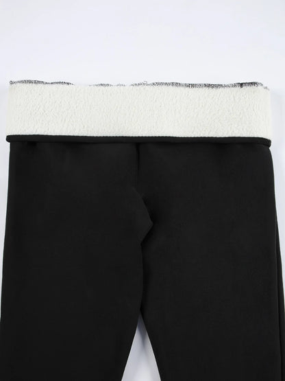 Legging Femme Polaire Taille Haute | Chaud & Gainant | Luxibre Paris - Vêtements