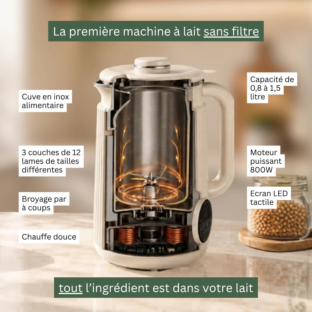 Première utilisation de la machine à lait végétal Luxibre — simple et rapide